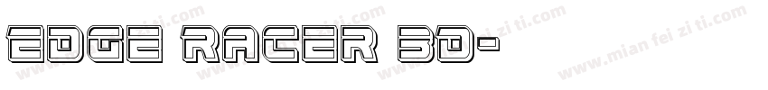 Edge Racer 3D字体转换